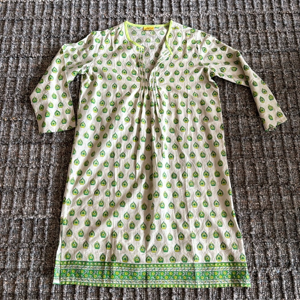 Roberta Roller Rabbit Kurta Caftan Sz S
